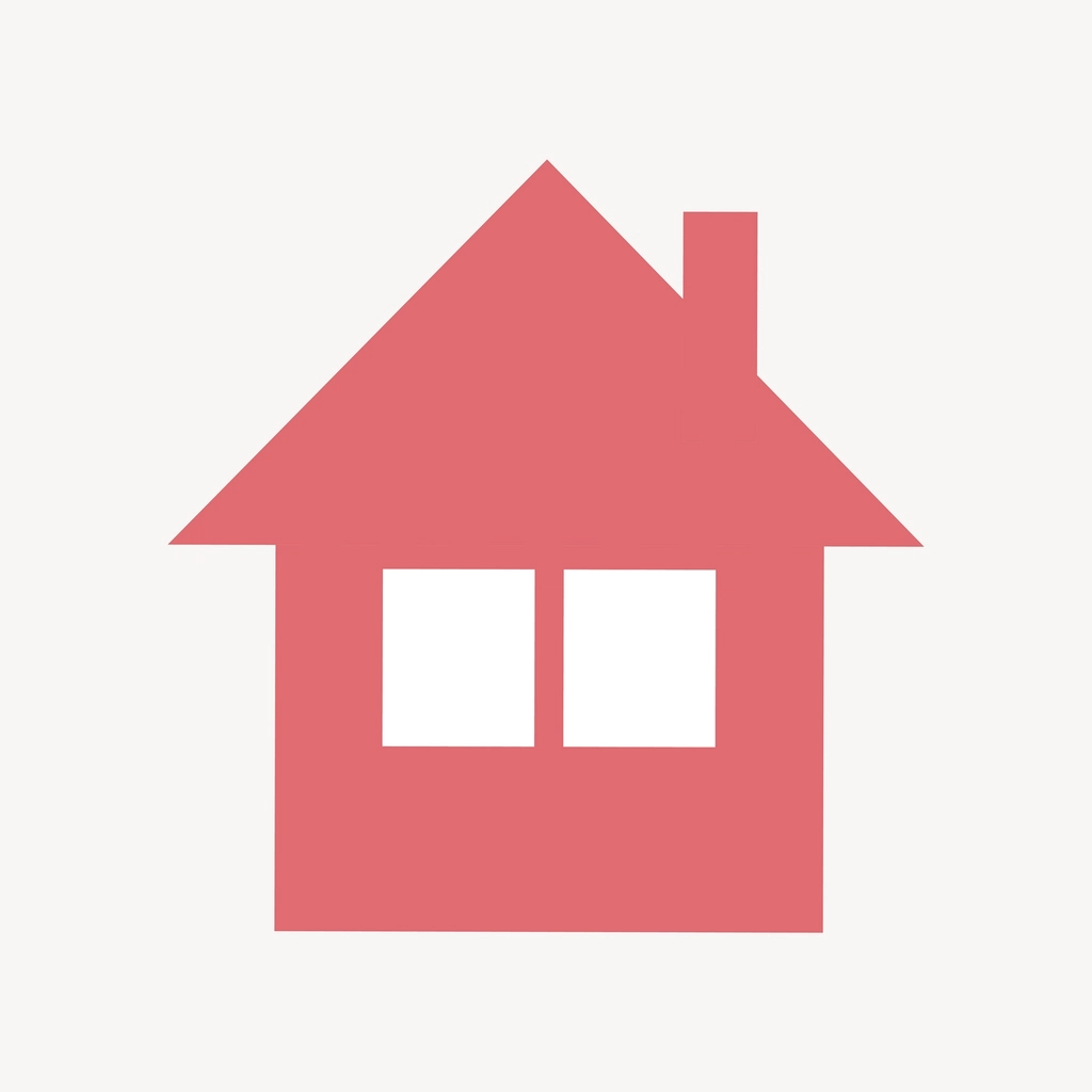 House clipart, real estate icon